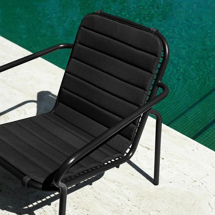 Normann Copenhagen - Vig Lounge Chair Sitzauflage, schwarz