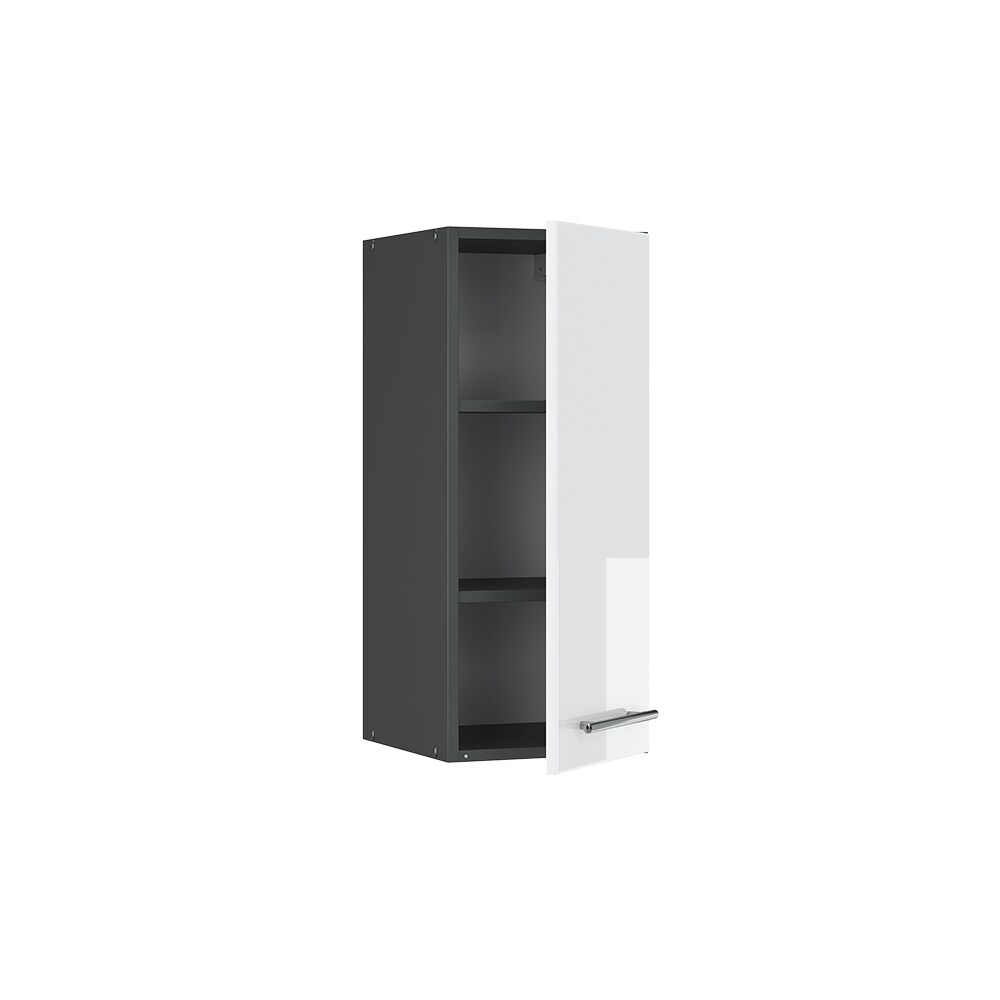 VICCO Hängeschrank 30 cm Weiß Hochglanz Küchenschrank Oberschrank Küchenzeile Fame-Line