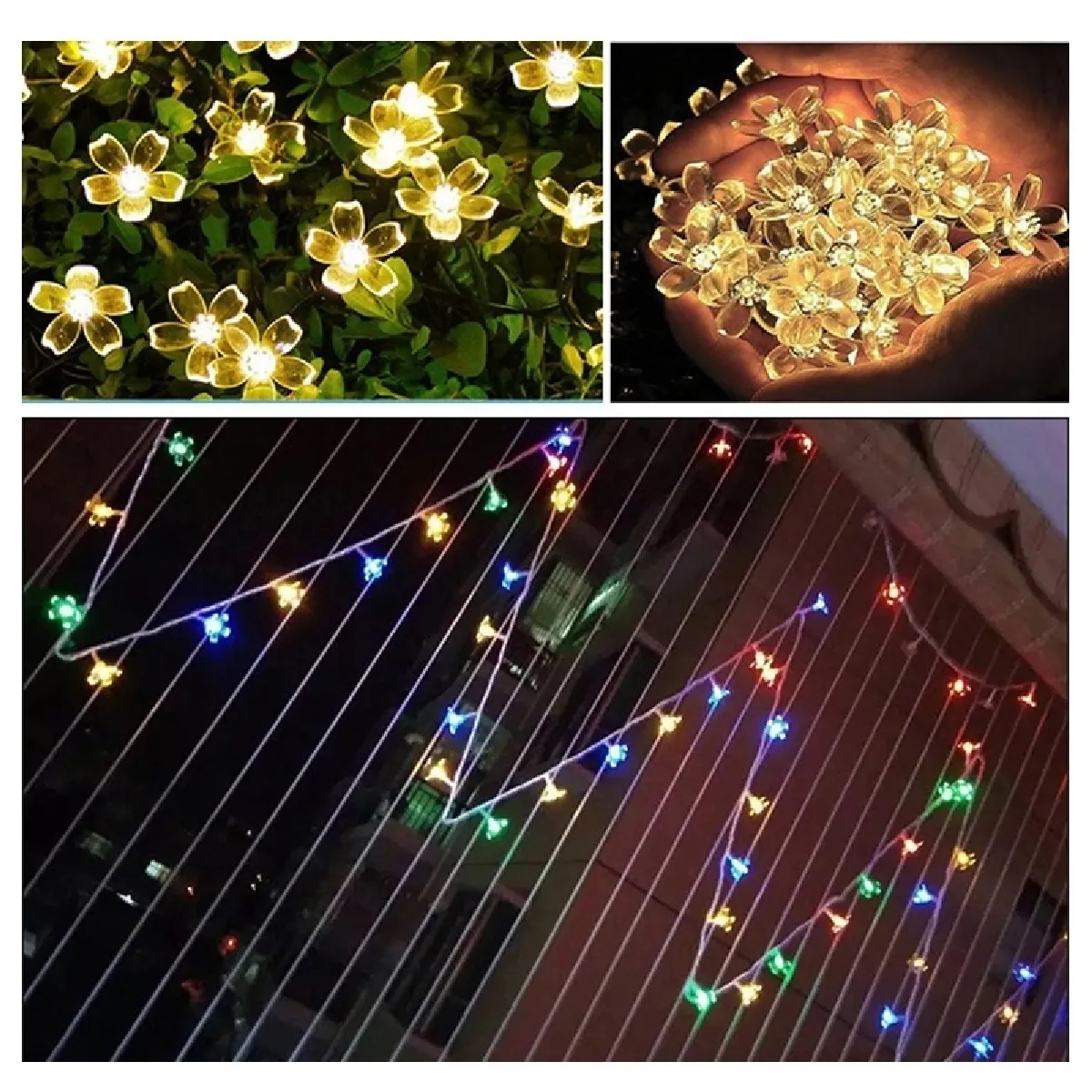 Wewoo Guirlande LED 5m fleurs cerisier - LED colorées
