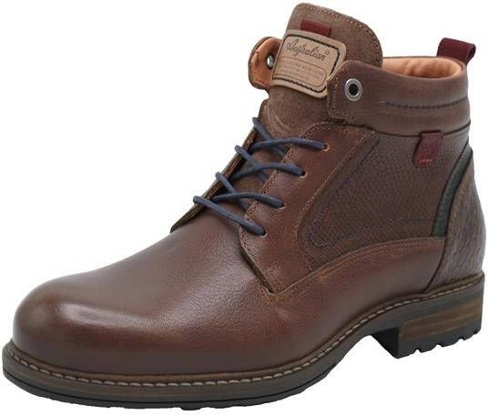 Australian Veterboot Conley Leather 15.1212.06-DK4 Cognac Burgundy