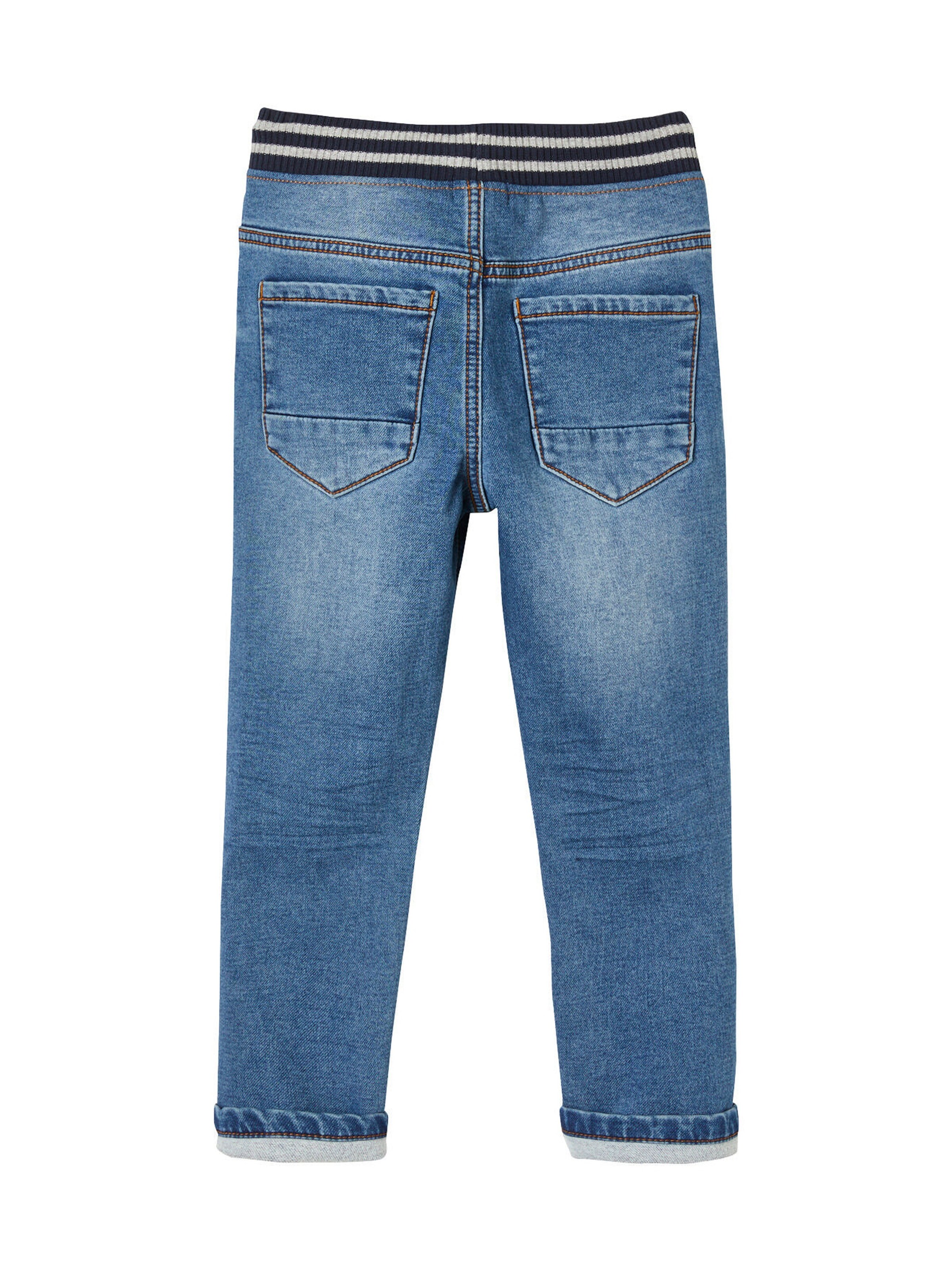 Vertbaudet Bequeme Jungen Thermohose mit Dehnbund blue stone