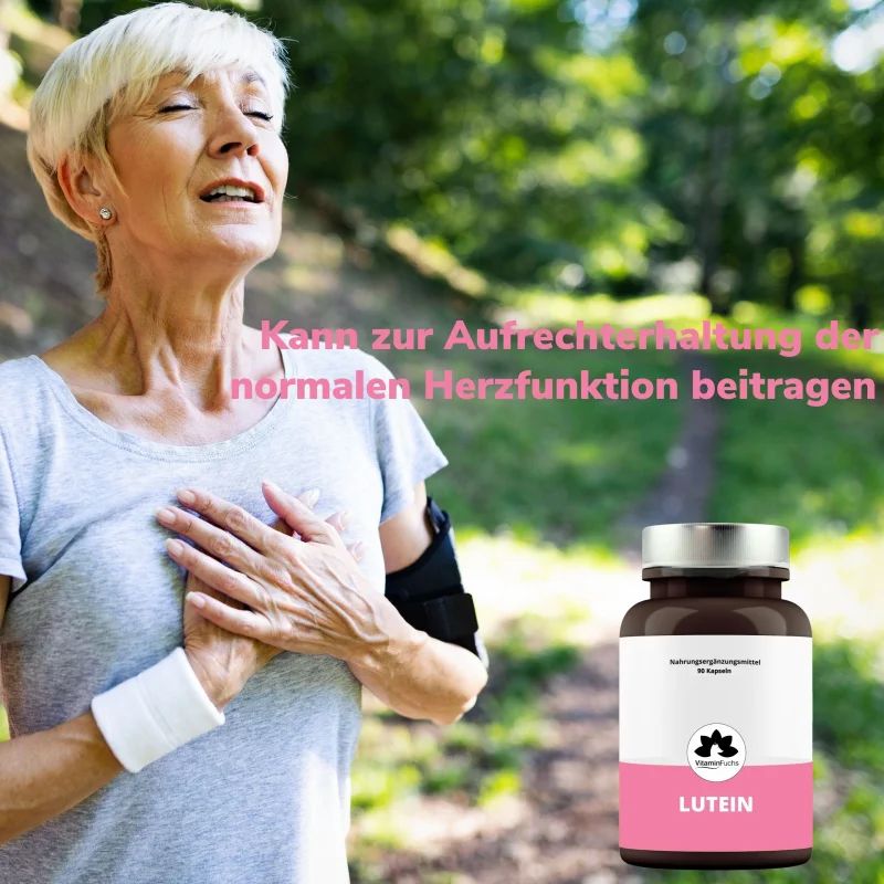 Lutein Kapseln mit Tagetes Extrakt - Hochdosiert von VitaminFuchs