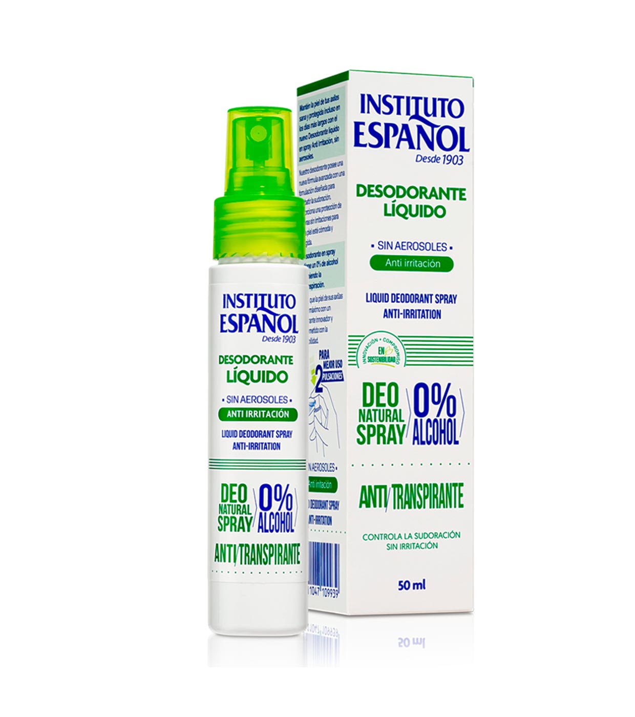 Instituto Español - Desodorante Líquido Anti-Irritação