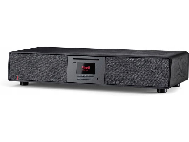 Pinell Stereoanlage Supersound 901 Schwarz Hi-Fi System mit CD-Player, Bluetooth, DAB /FM-Radio und integriertem Subwoofer