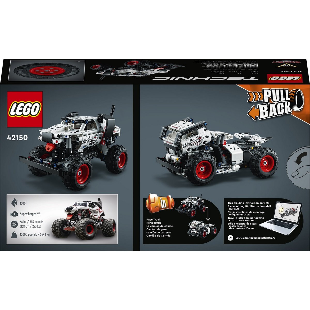 Monster Jam Monster Mutt Dalmatien Lego Technic 42150