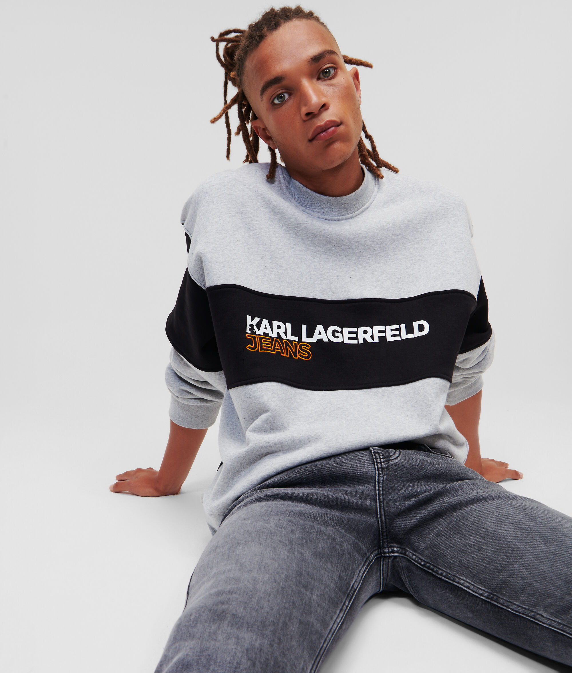 SWEAT-SHIRT UNI À LOGO KLJ