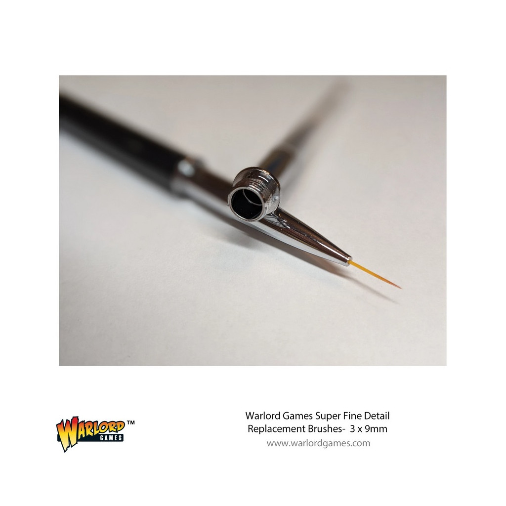 Warlord 3 Pack 9mm Replacement Brush