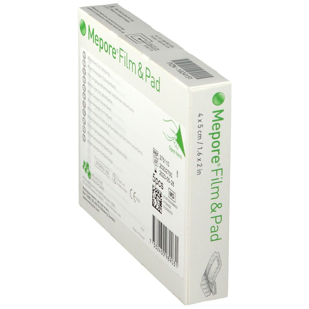 Mepore® Film Pad 4 x 5 cm