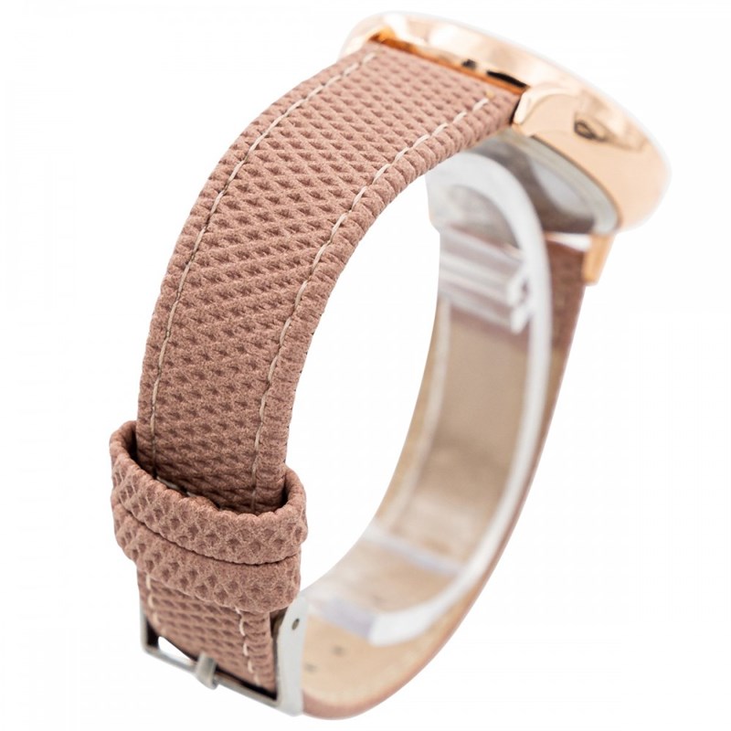 Montre Femme CHTIME bracelet Cuir Rose
