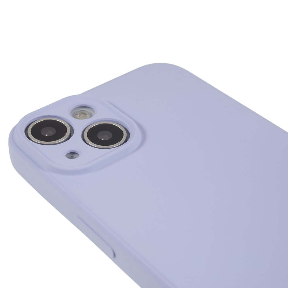 iPhone 14 Gummi Case Hülle mit Kameraschutz - Blaulila (Matt)