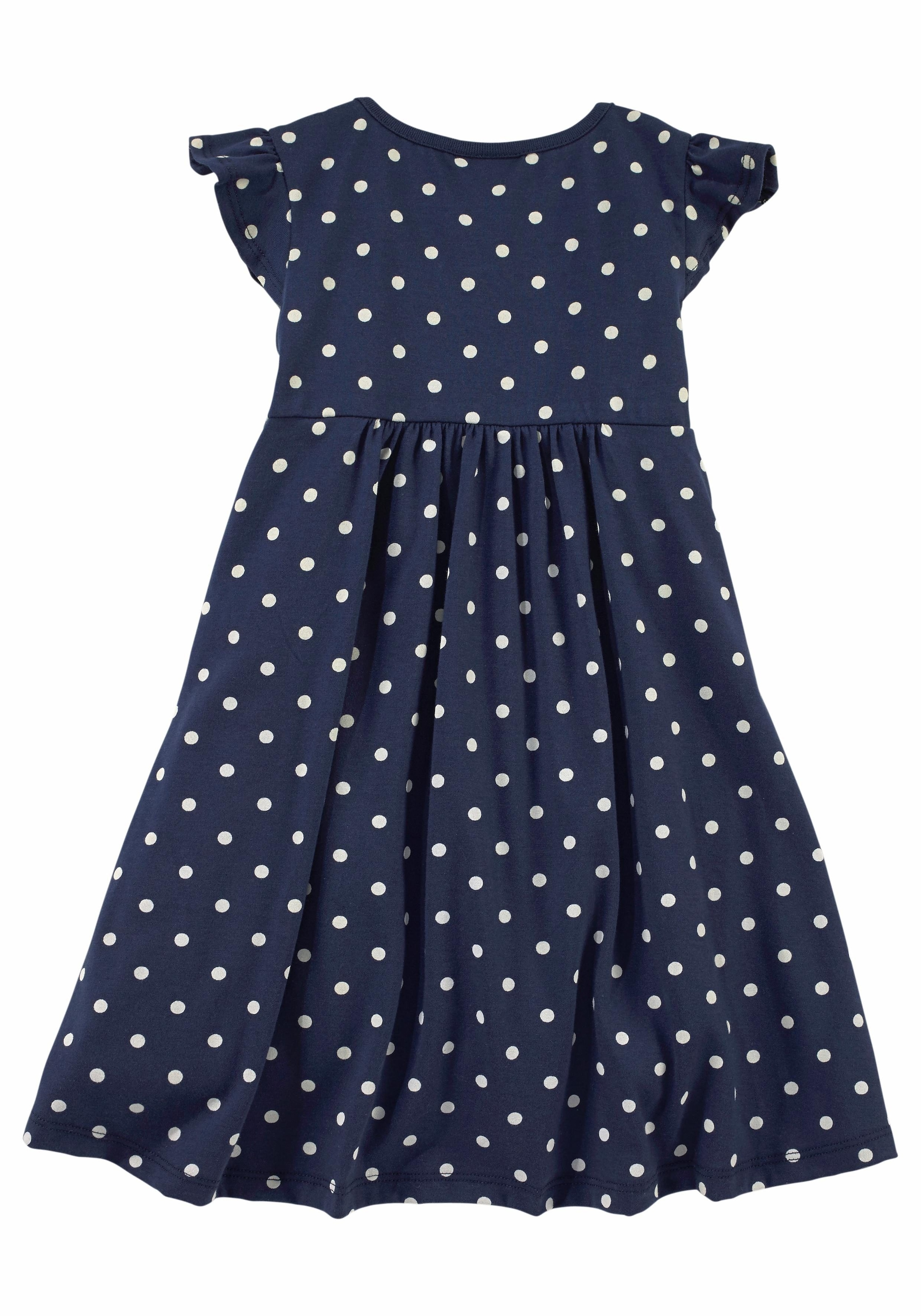 KIDSWORLD Jerseykleid »für kleine Mädchen« Packung, 2 Stk. tlg. kniefrei,  modischer Stil,  aus reiner Baumwolle,  breite Träger