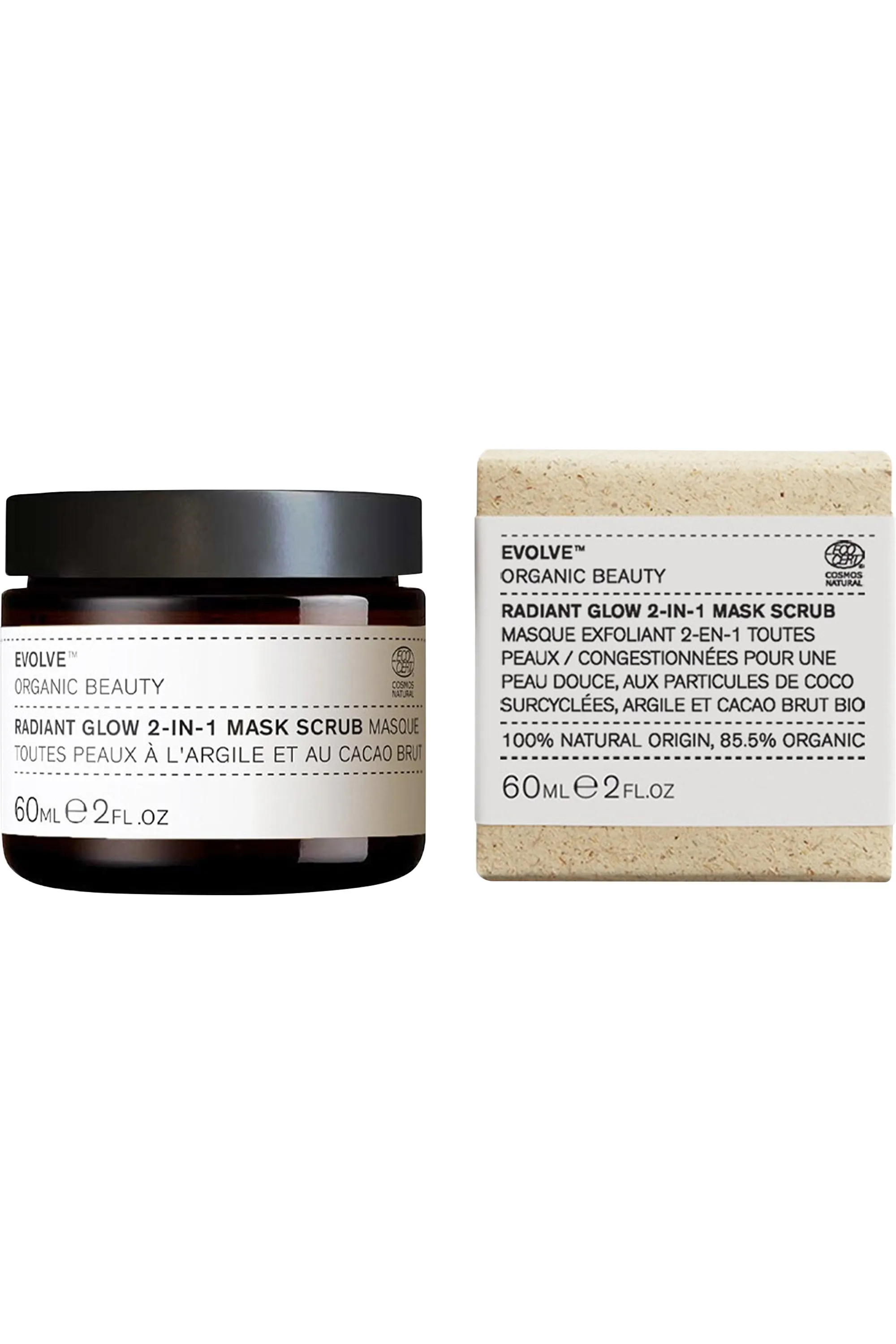 Evolve Beauty Masque visage exfoliant-60 ml