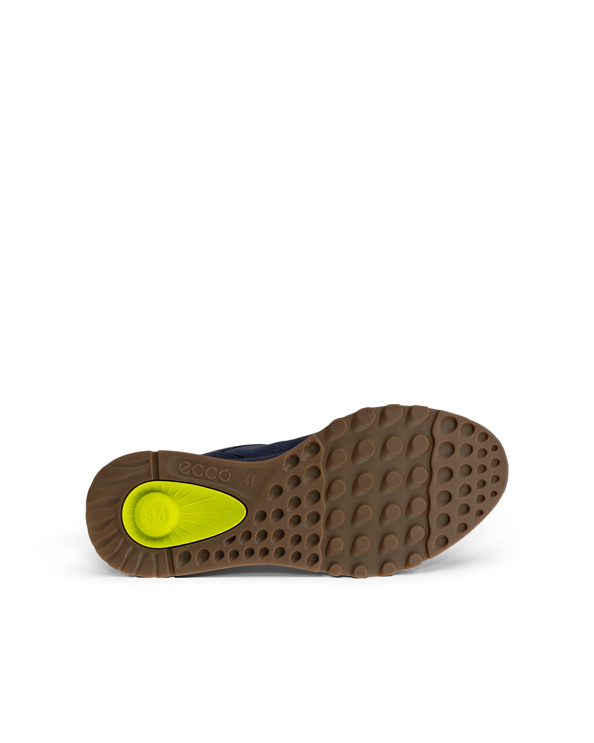 ECCO EXOSTRIDE M Herren Outdoor-Schuhe aus Nubukleder mit Gore-Tex Marineblau