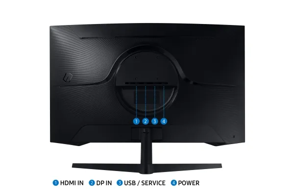 Samsung Odyssey G5 S32CG554EU - G55C Series - LED-skærm - gaming - kurvet - 32