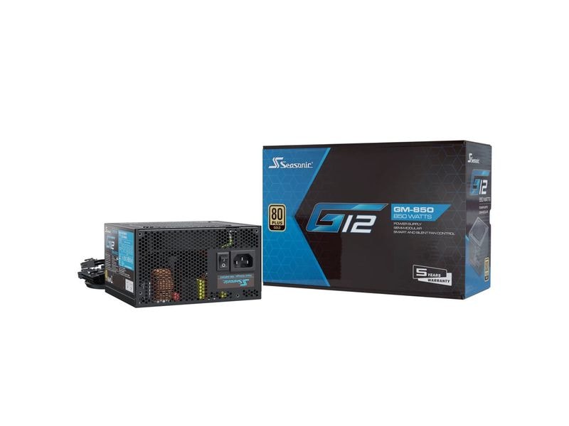 Seasonic Netzteil G12 GM 850 W Vollmodulares 850 W ATX-Netzteil