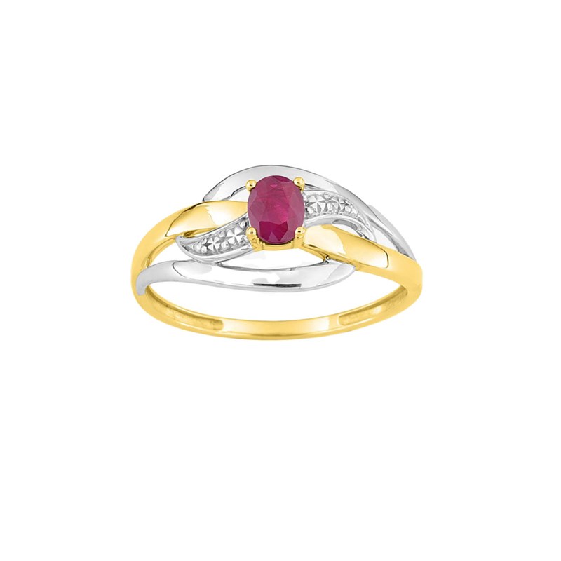 Bague femme - Rubis - Or 18 Carats