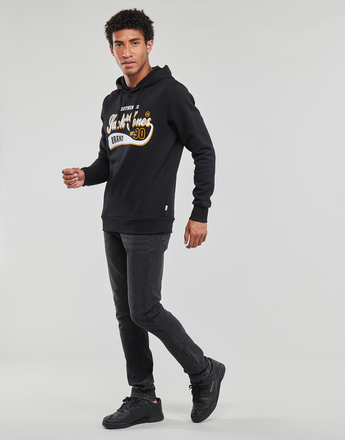 Jack & Jones - JJELOGO SWEAT HOOD 2 COL 23/24 - Noir