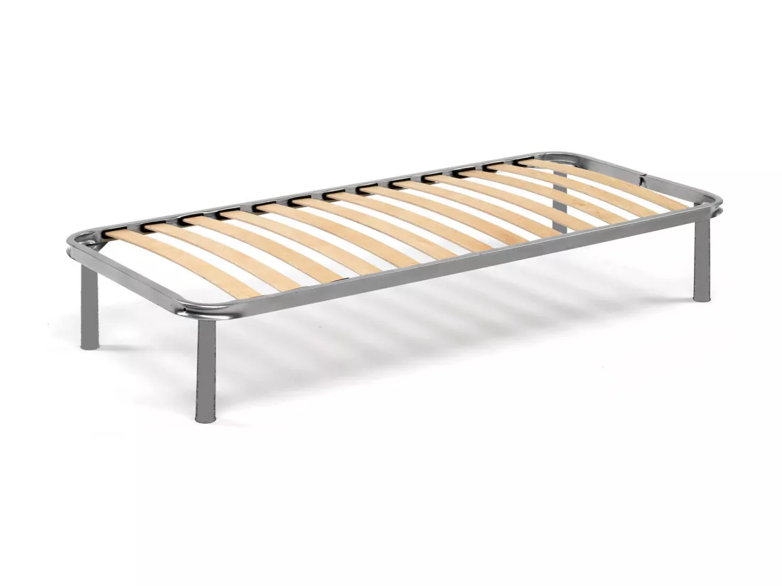 Sommier simple Dgori, Sommier orthopédique en contreplaqué de bouleau avec 13 lattes, 100% Made in Italy, 90x180h 34 cm