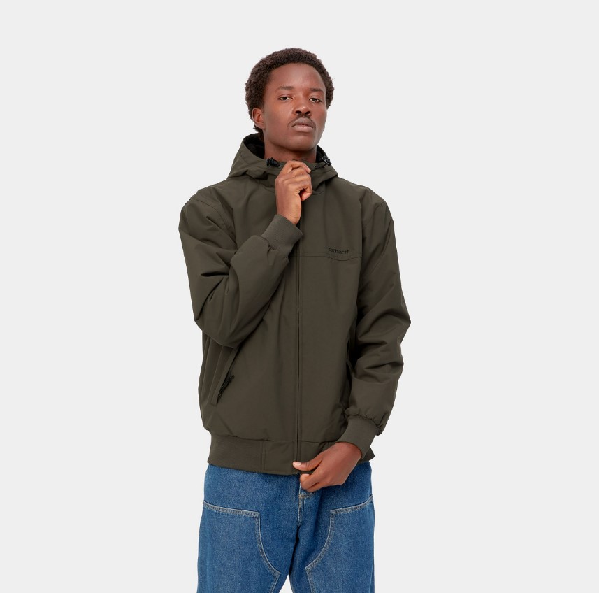 Carhartt WIP Hooded Sail Jacket Cypress / Black