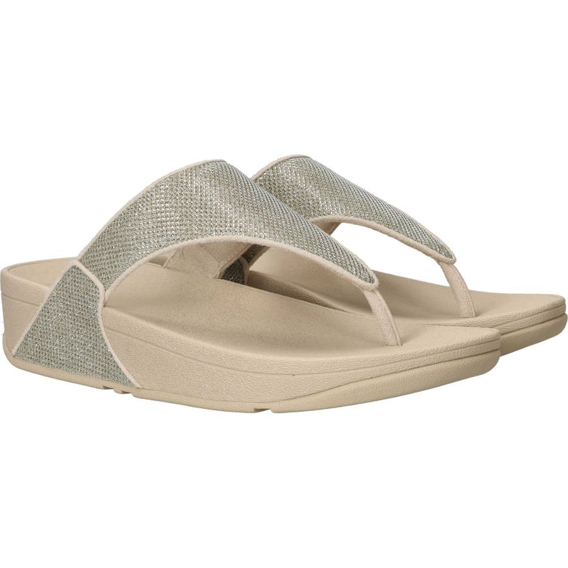 FitFlop Lulu Teenslippers Beige Dames