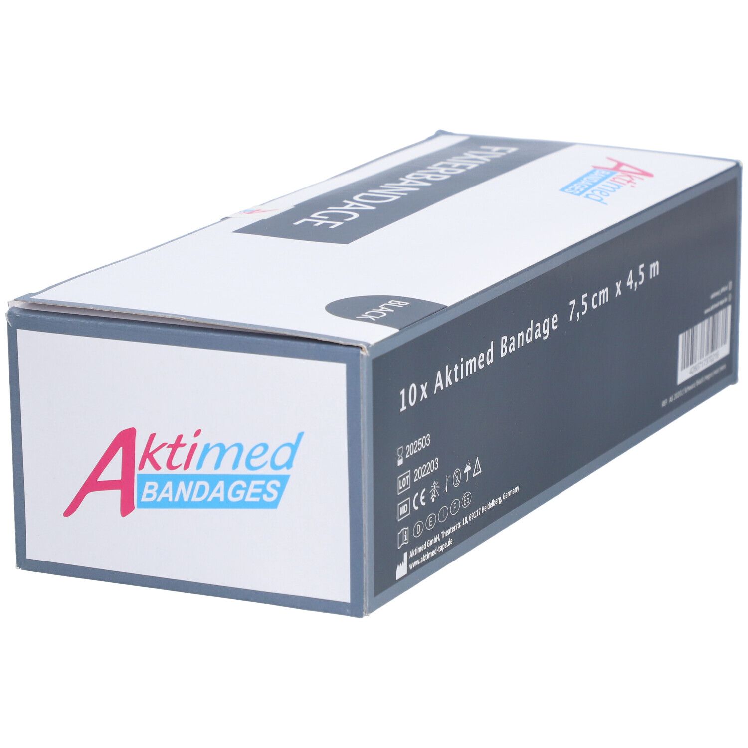 Aktimed Bandage Schwarz 10er Packung