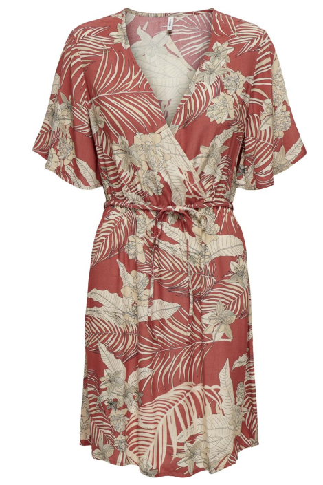 Only roze dames jurk