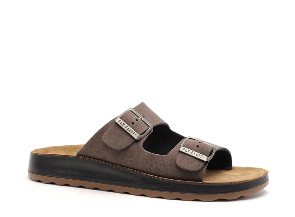 Flyflot mules et sabots homme fity marron