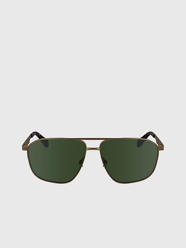 Óculos de Sol Retangulares Modificados CKJ24202S
