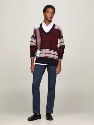 Calças chino Bleecker Slim Fit com textura