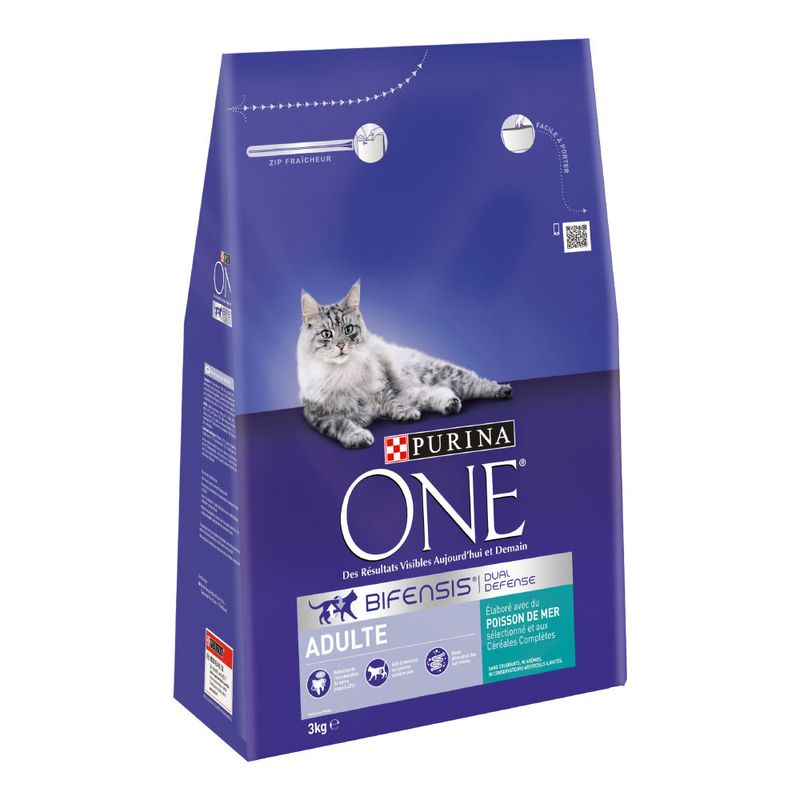 PURINA ONE Adult poisson de mer, céréales complètes