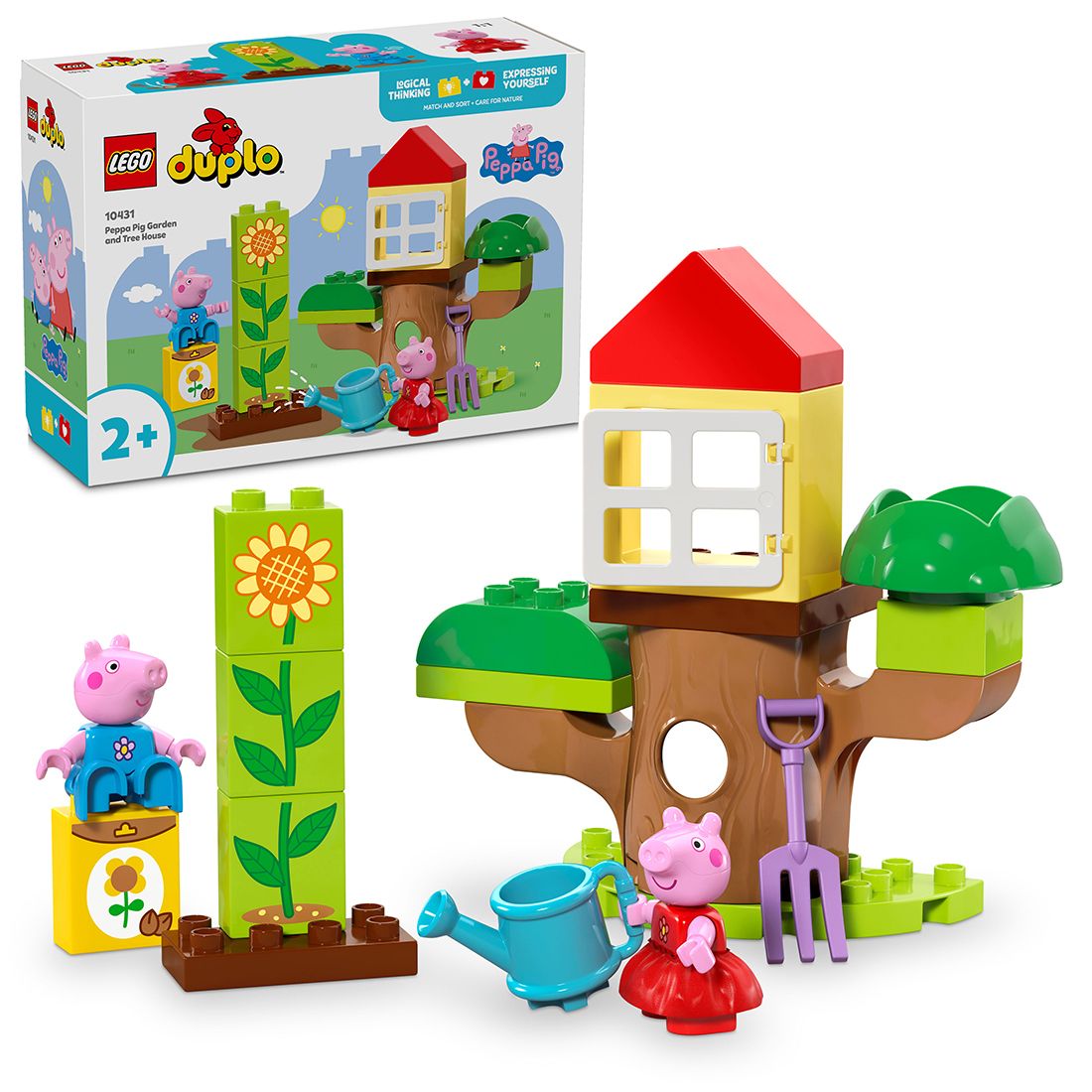 10431 Peppa Gris med hage og trehytte