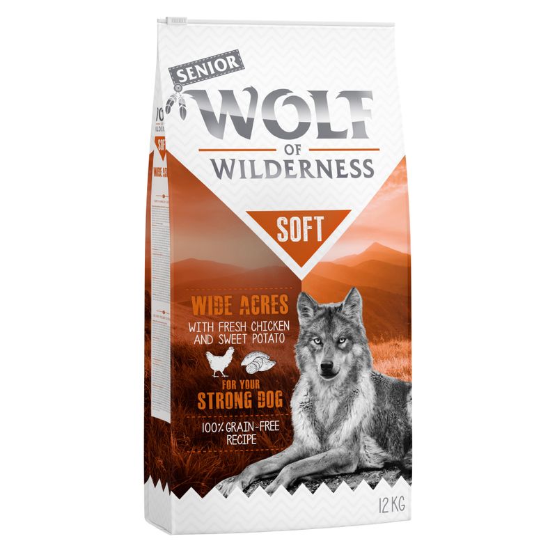 Wolf of Wilderness Senior Soft Wide Acres, poulet