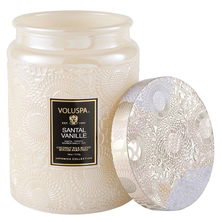 Voluspa Large Glass Jar Candle Santal Vanille 455g
