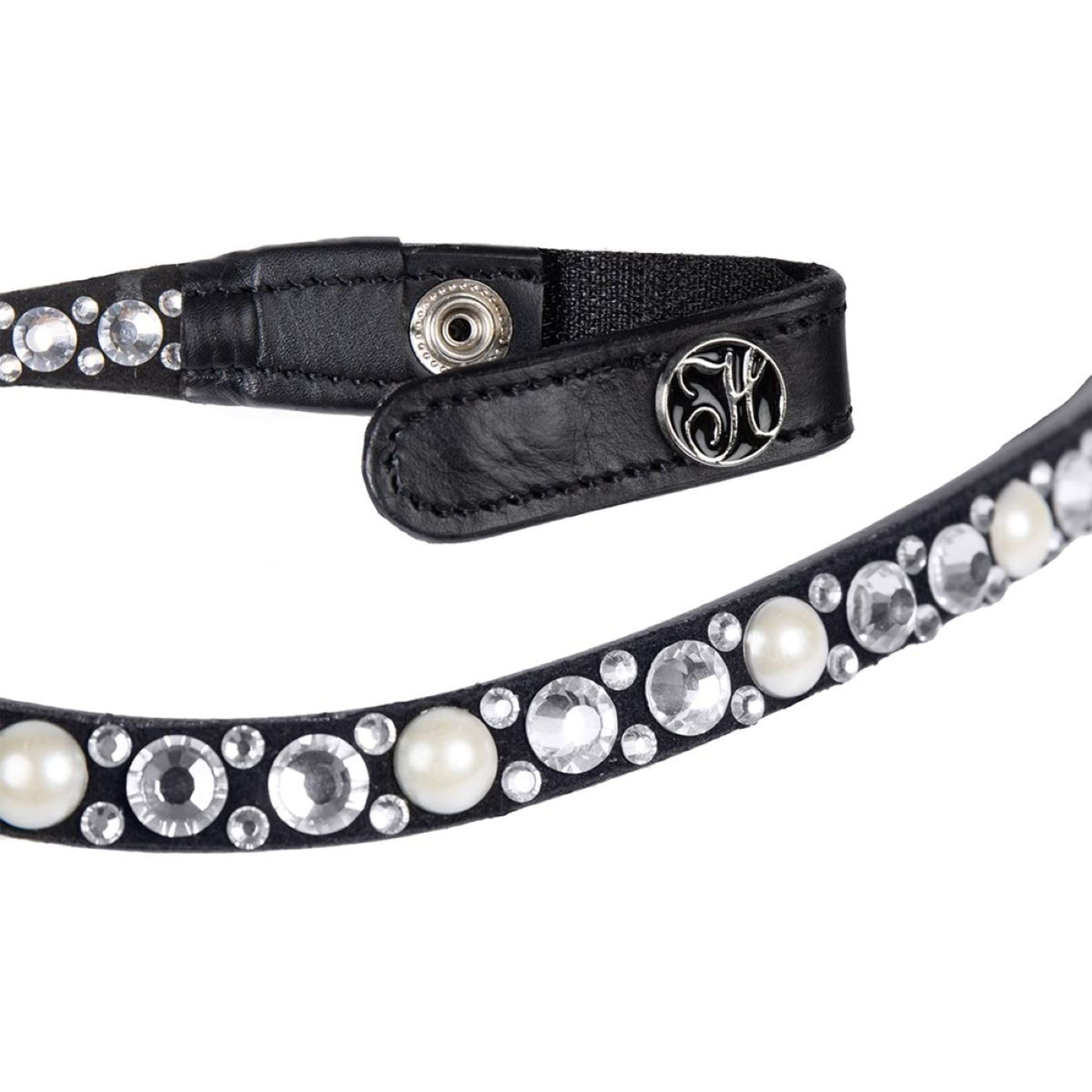 Harry's Horse Frontriem Diamond Pearl Zilver