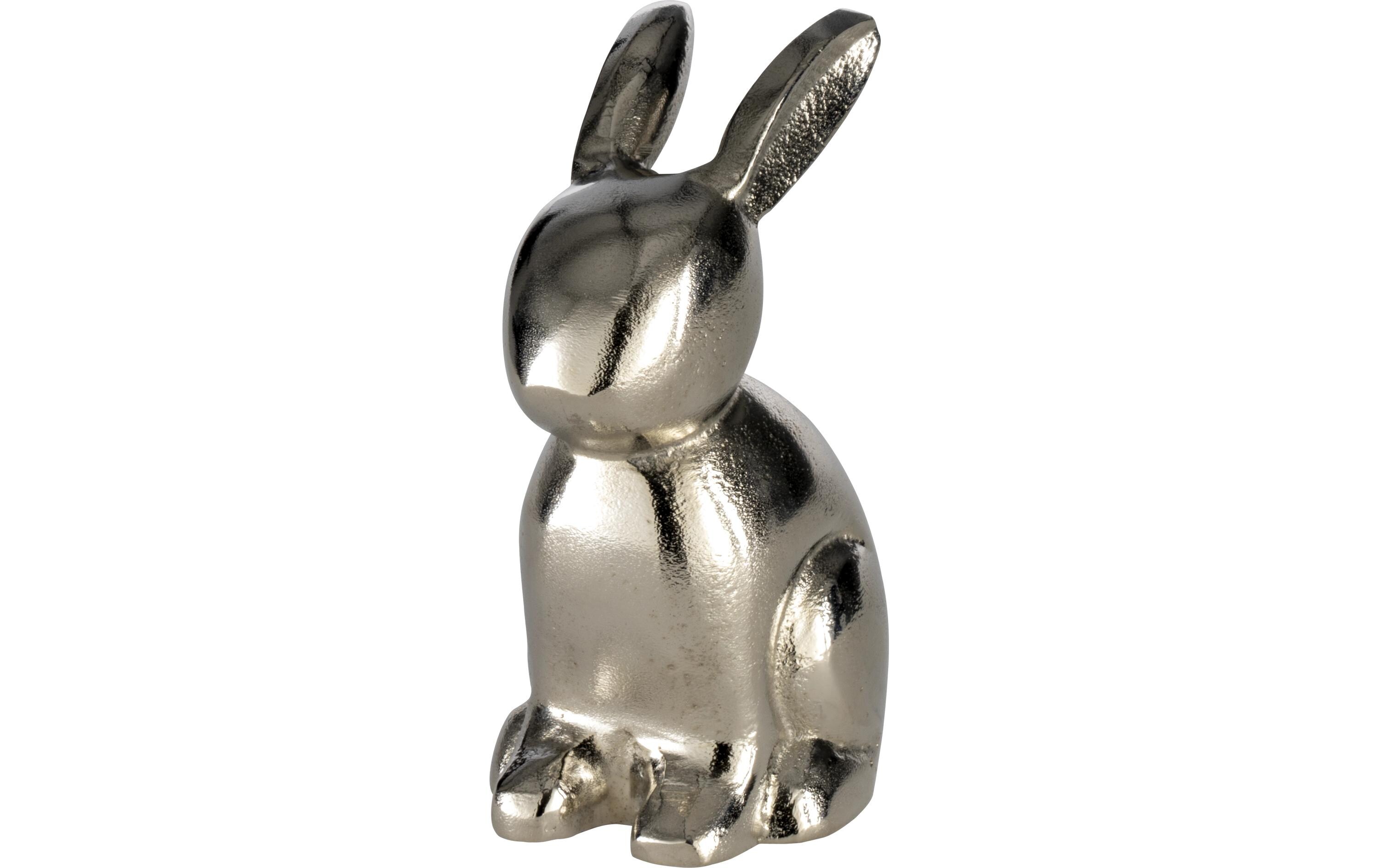 Hase Vohilava 13 cm, SilberHasenfigur