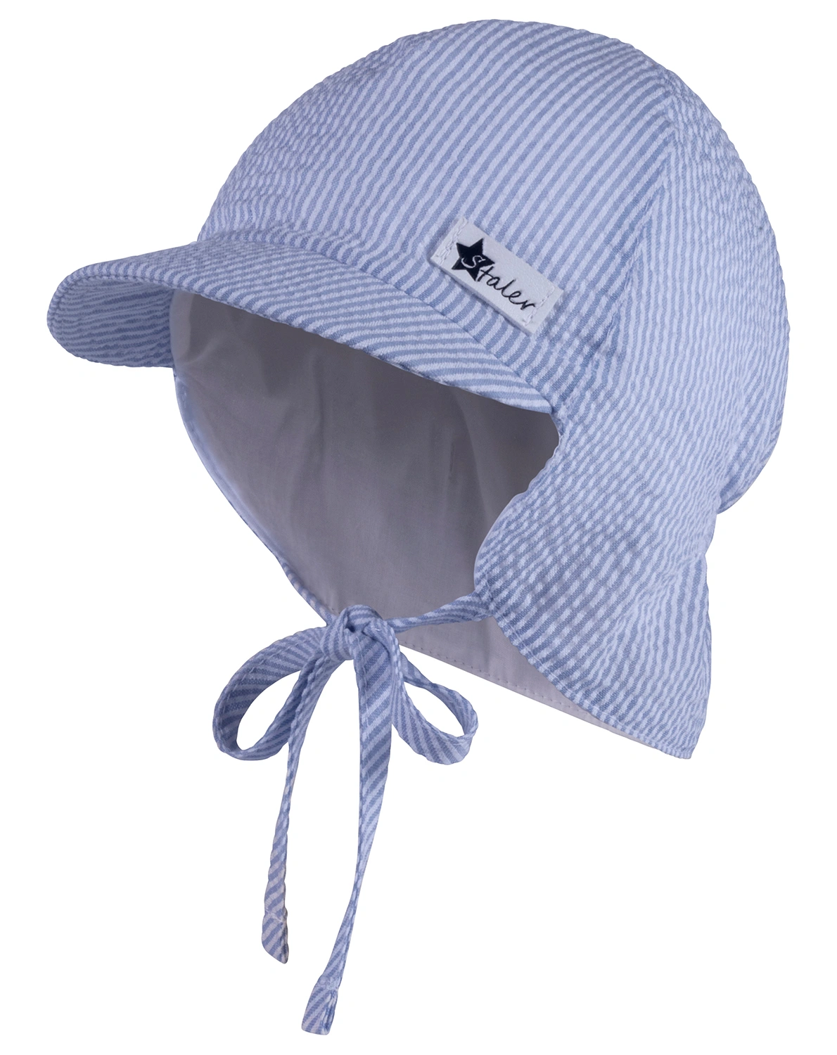 Schirmmütze PATTERN mit Nackenschutz in himmelblau