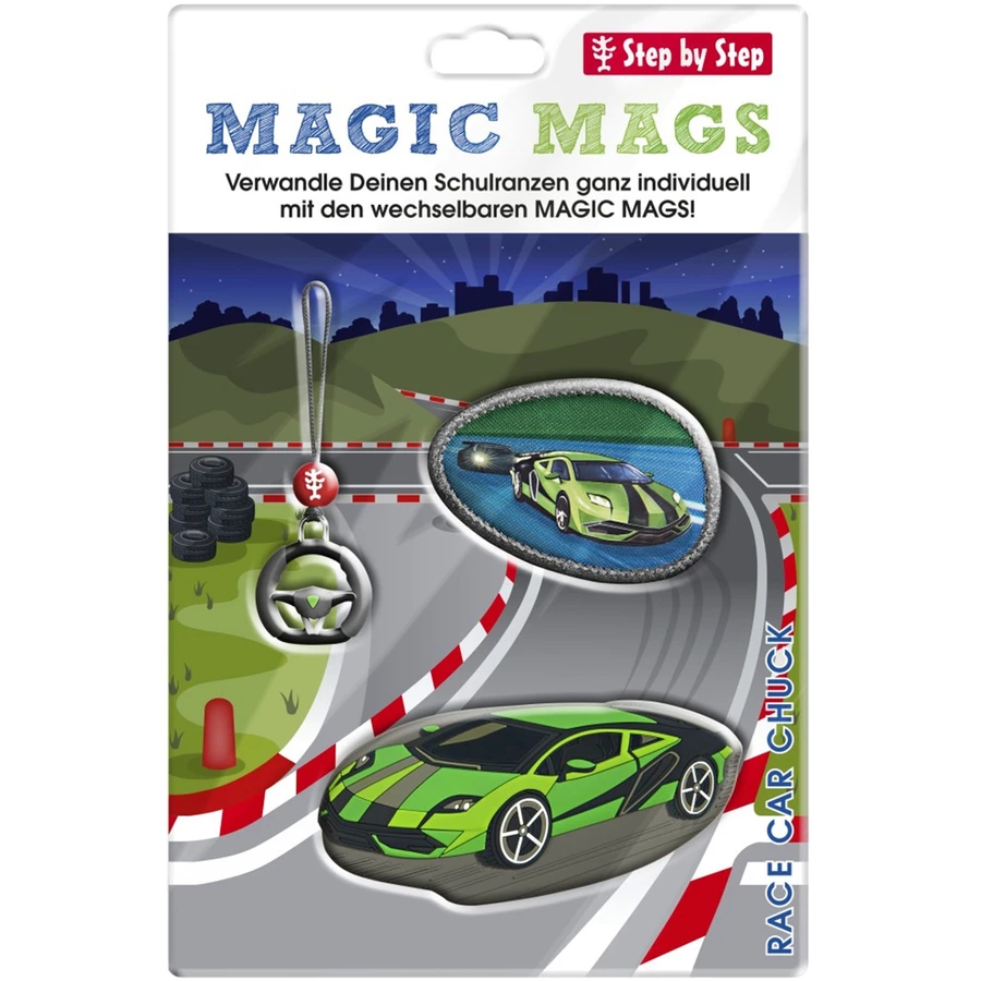 Step by Zubehör-Set Magic Mags Race Car Chuck