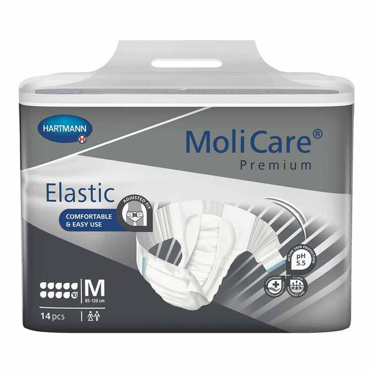 Molicare Premium Elastic Slip 10 Tropfen Größe M, 14 St