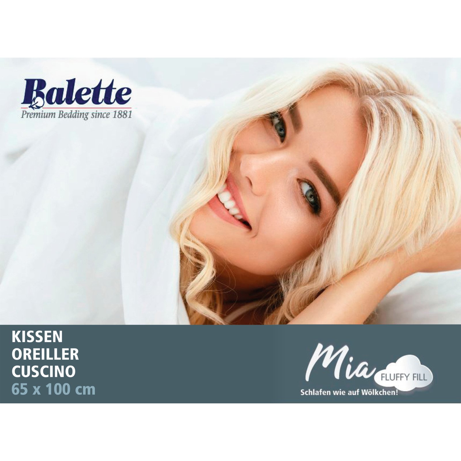 Balette Kissen Mia Fluffy Fill 65x65 Kissen