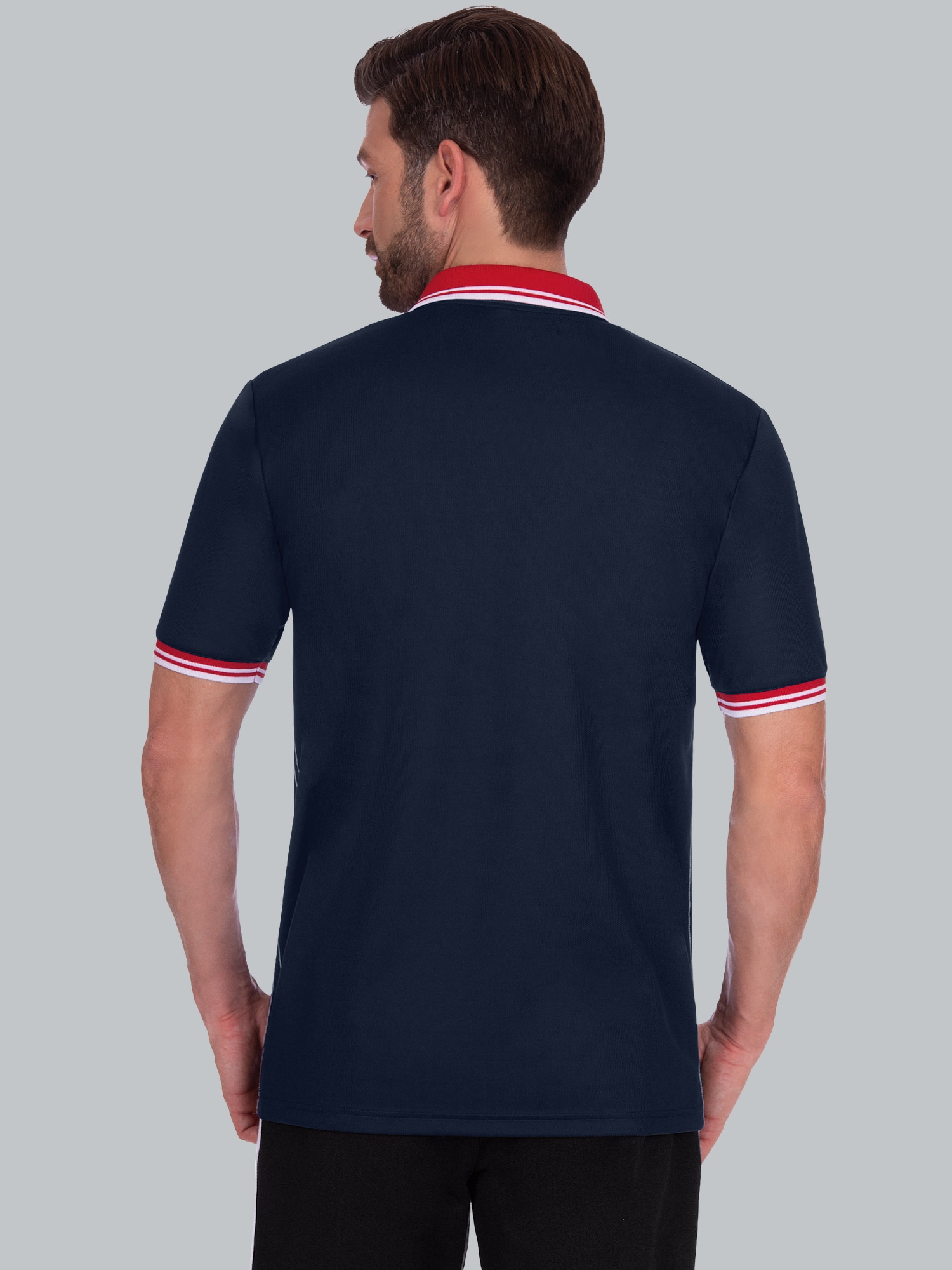 Poloshirt aus Coolmax Material Navy