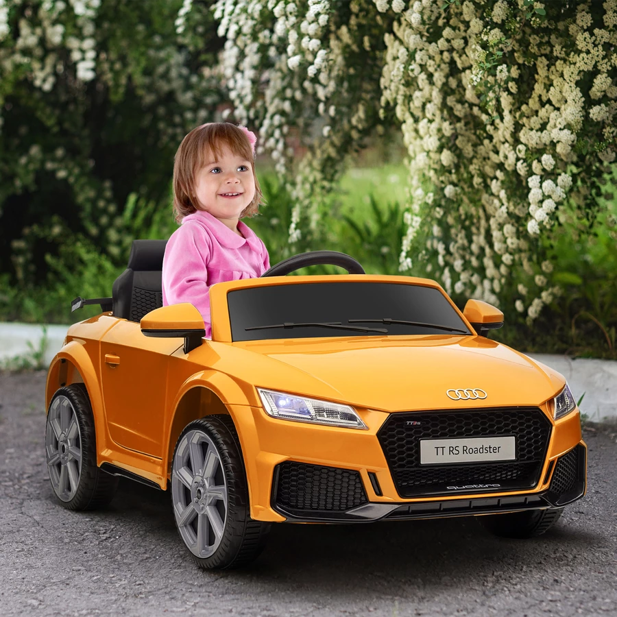 HOMCOM Kinder Elektroauto gelb