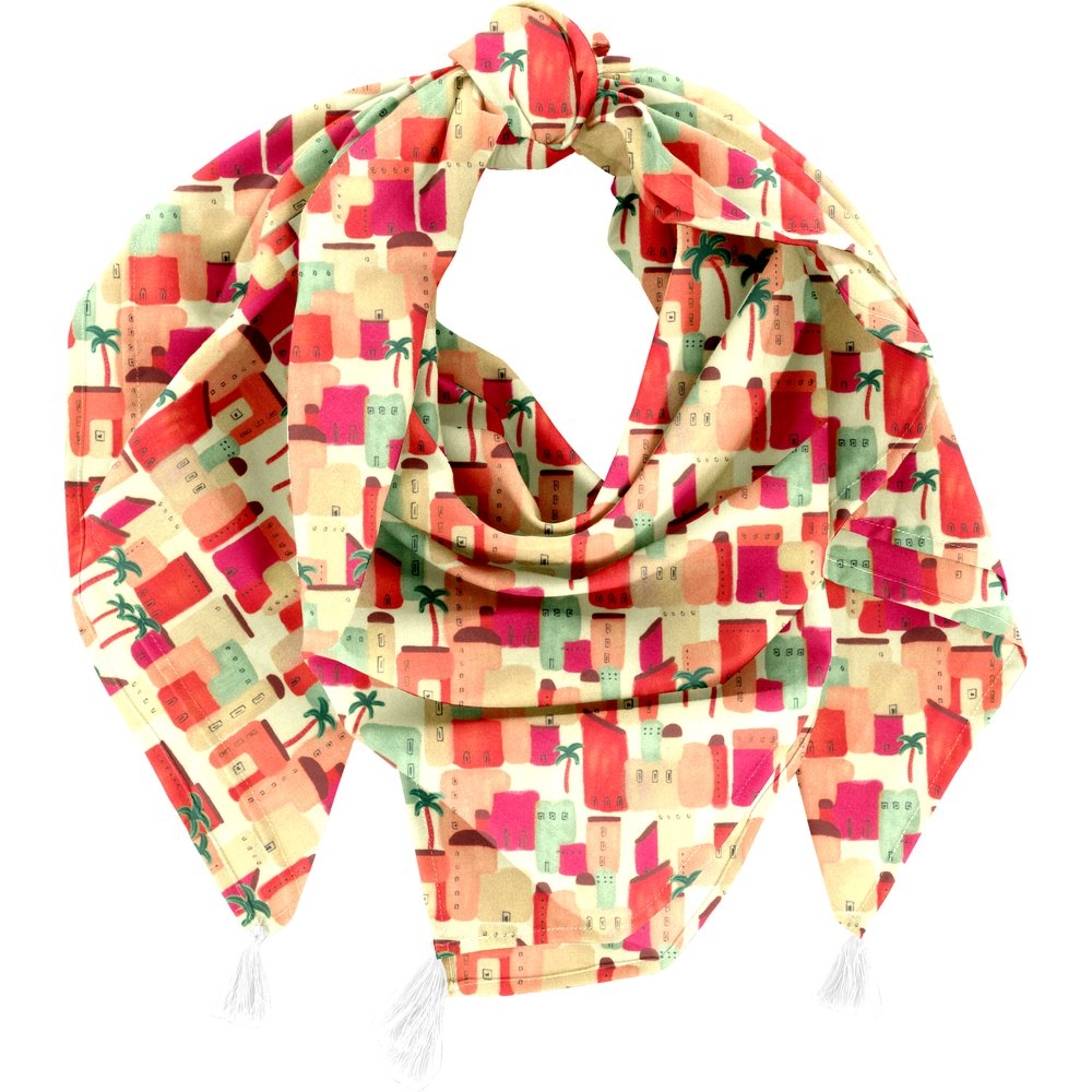 Foulard Pompon Médina