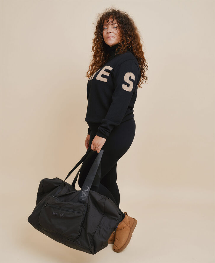 Cartel Copenhagen Alpine Turtleneck Knit Sweater - Nero Sort