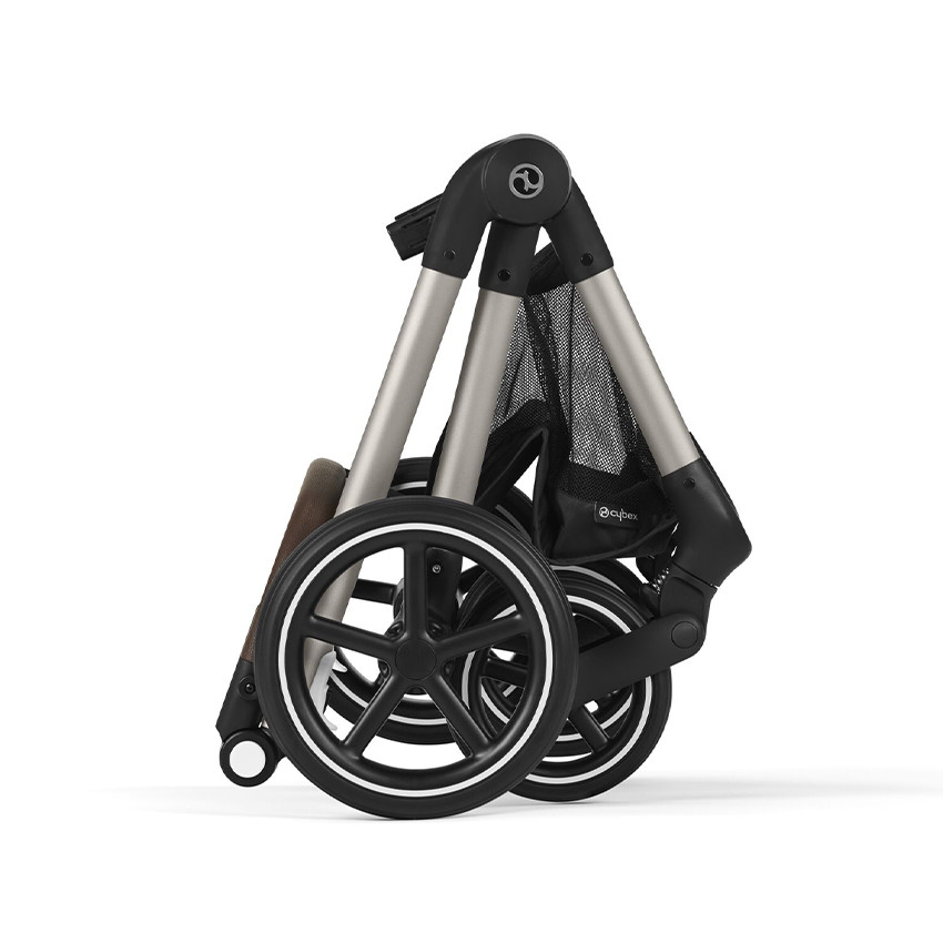 Poussette 2 en 1 Eos Lux black/moon black + siège-auto Aton B2 i-Size