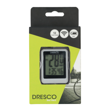 Dresco draadloze fietscomputer