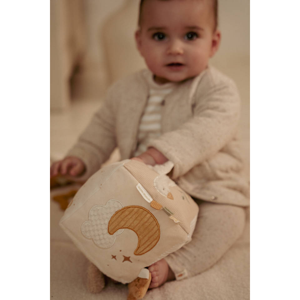 Little Dutch Newborn Naturals zachte activiteitenkubus