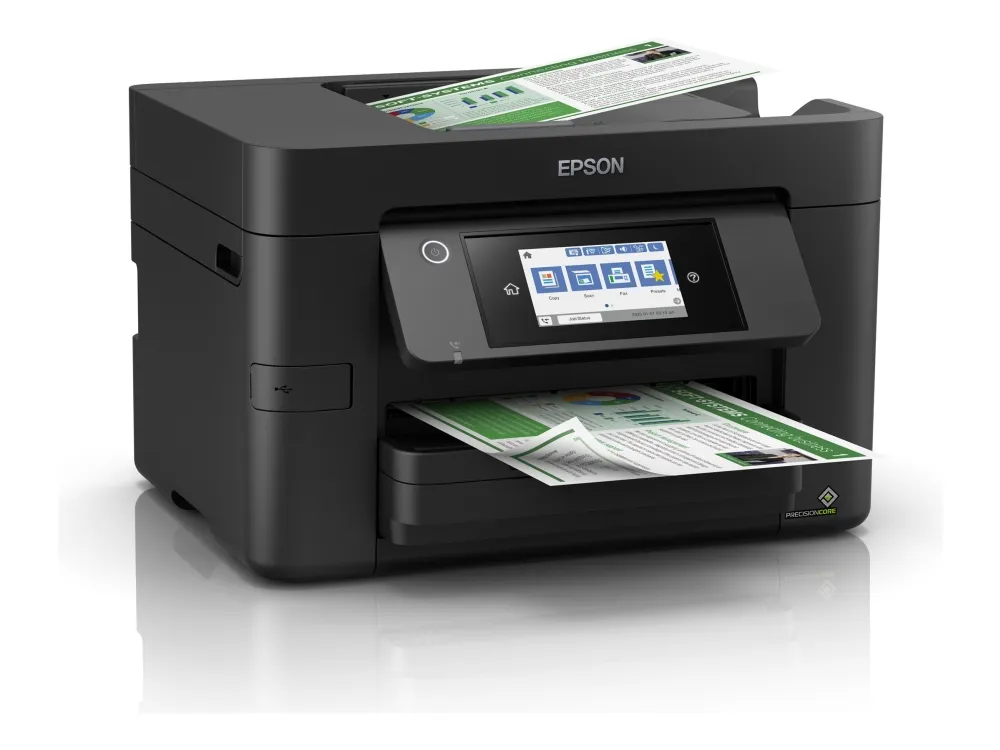 Epson WorkForce Pro WF-4820DWF - Multifunktionsprinter - farve - blækprinter - A4 (210 x 297 mm) (original) - A4/Legal (medie) - op til 25 spm (udskriver) - 250 ark - 33.6 Kbps - USB 2.0, LAN, Wi-Fi(n), USB vært