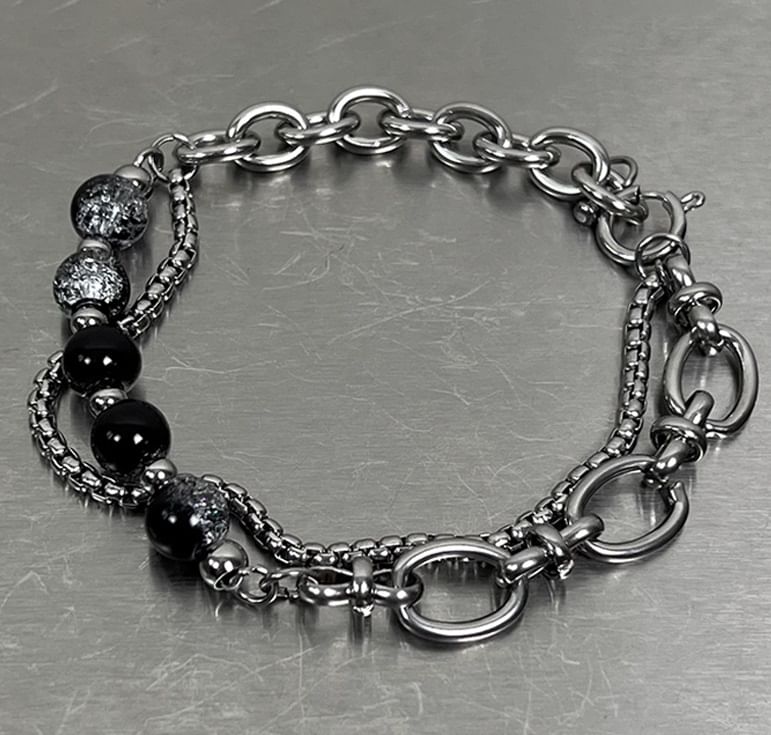 Lilafey - Kralenarmband