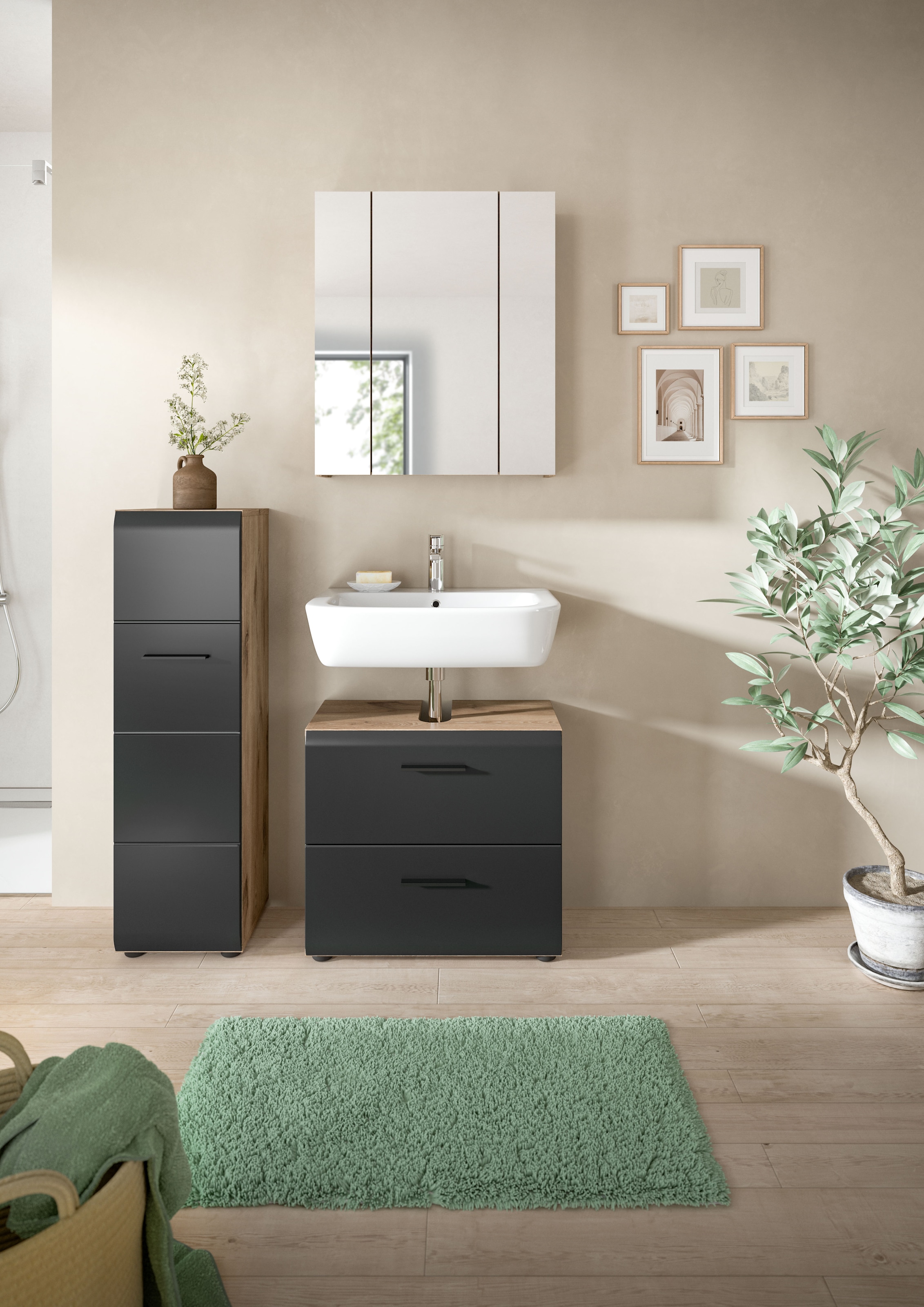 INOSIGN Badezimmer-Set Set, 3 Stk. tlg.