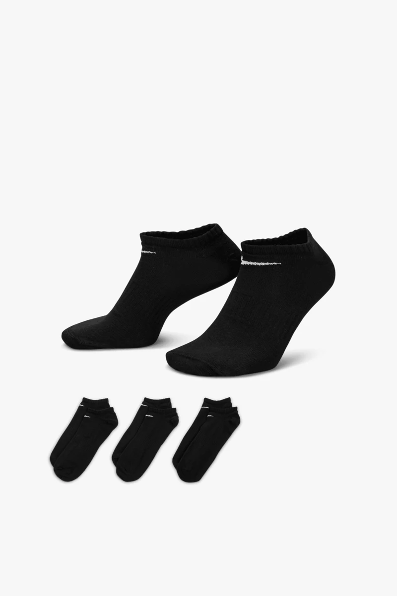 Nike 3-Pack Everyday Lightweight No-Show 42.5-45.5 Socken